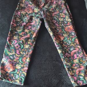 Croft & Barrow Multicolor Paisley Kids Pants